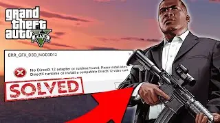 🔧 Fix GTA V DirectX Error (100% Working) | Game Won’t Launch or Crashes Fix