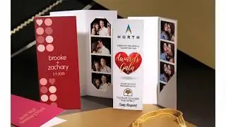 Valentine's Day Photo Folders for Framing Event Pictures & Photo Booth Prints