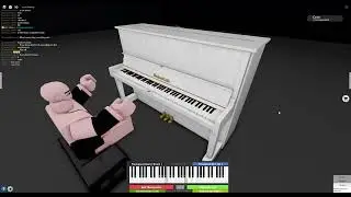Undertale|His Theme|Roblox Piano Sheet