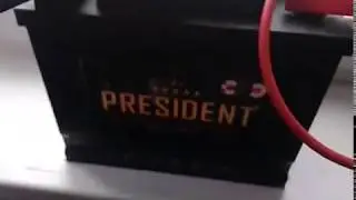 Проверка пускового тока на акб Super President 60 Ач