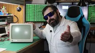 Электроника МС6105. Играем с монитором из прошлого