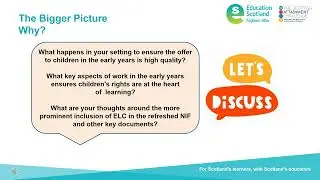 ELC Webinar Being Aware