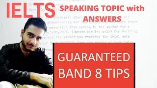 IELTS Preparation | IELTS Speaking Topics 2020 with Answers