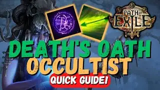 Death's Oath / Caustic Arrow Occultist | Path of Exile | PoE Builds