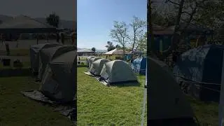 Ham Shack from this years #camporee hf radio and #winlink