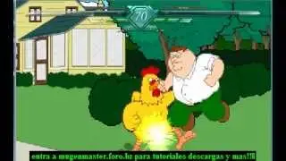 peter vs pollo gigante en mugen