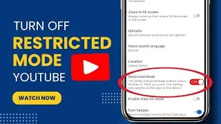 How to Turn Off Restricted Mode on YouTube | Easy Step-by-Step Guide 2024