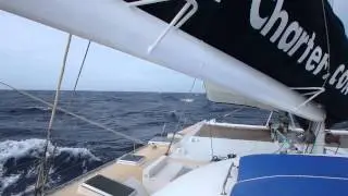 Indian Ocean Sailing Adventure - Coboat Wave Action, Bow