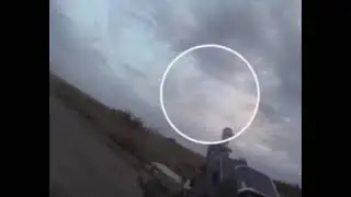Russian soldier destroys AFU FPV drone with a Saiga-12