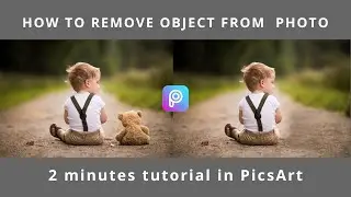How to remove objects from your photos | remove objects | PicsArt tutorial  