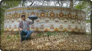 Binaural recording of an Aura Handpan at the Sun Altar of COSM | Daniel Waples (wear headphones)