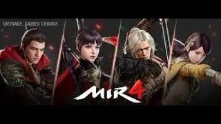 Playing Mir4 - Clan Challenge and a bit of AFK exp grinding
