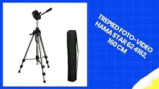 Trepied foto video HAMA Star 62 4162, 160 cm - unboxing