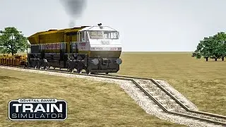 Trains On Bumpy Railway Tracks !!! | Train Simulator 2022 |