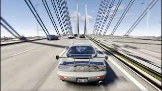 Tuned RX7 Drive on Shuto Expressway - Assetto Corsa - Realistic Graphics!