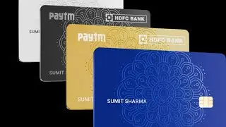 PAYTM HDFC BANK CREDIT CARD UNBOX