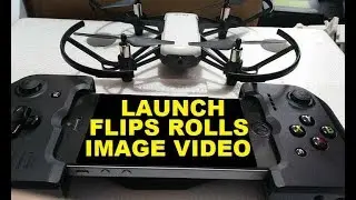DJI Ryze Tello Controller how to do flips take image video and launch review