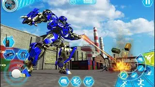 Police Robot Car Game: Transform Drone Robot Games Roadster Inc - 3D Games Action Gameplay