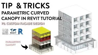 Tip & Trick - Parametric Canopy in Revit | Facade Window P2