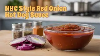 Homemade Sabrett's Style Sauce~Red Onion Hot Dog Topping~Noreen's Kitchen