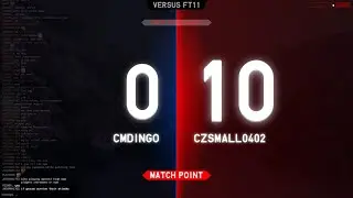 [TETR.IO] Fighting the Best TETR.IO Player (czsmall0402) in a FT11 Match