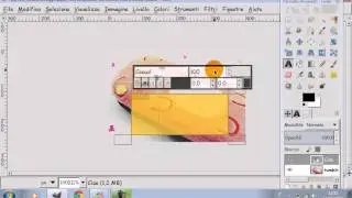 GIMP- Creare una scritta con dentro un'immagine