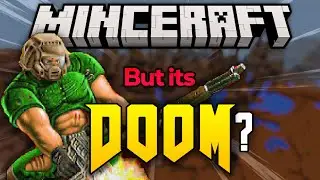 This is DOOM if it were made in Minecraft!!