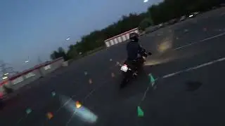 Мотоджимхана Л73 06.08.23 Миша на Triumph Street Triple и очень быстрая леди на KTM Duke