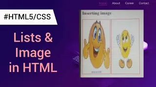 Lists and Image in HTML5 with using CSS/HTML5 in Tamil