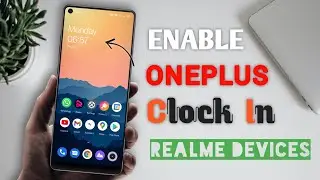 How to install OnePlus Clock Widget in realme UI 2.0 | OnePlus Clock Widget For Realme