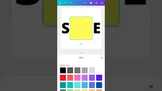 Cut text into SLICE EFFECT in canva 