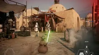 Star Wars Battlefront II -- Yoda vs. Stormtroopers