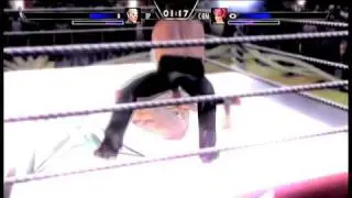 RUMBLE ROSES XX - Sebastian VS Candy Cane