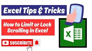 🤔How to Lock 🔐 Scrolling in Excel | Excel Practical Tips and Tricks | 