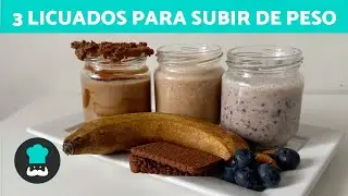 3 BATIDOS para NIÑOS con BAJO PESO 🍌 (Licuados para Subir de Peso)