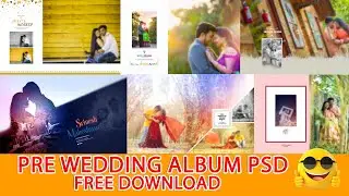#PREWEDDING #canveraalbum 16X24 ALBUM DESIGN PSD FREE DOWNLOAD Do Subscribe & Support Me🤞🤞🤞🤞