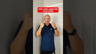 Cool sign language challenge! 🤯 #deaf #signlanguage #golf