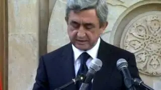 The speech of Armenian President Serzh Sargsyan in Deir ez Zor