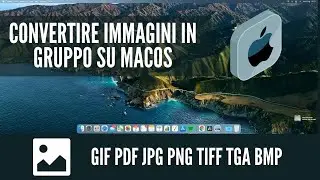 Convertire gruppo di immagini su Mac