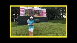이민영, jlpga투어 감투상…"은퇴할 때까지 일본에서"