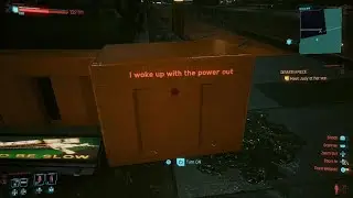 Cyberpunk 2077 Apparently is powered by a single button