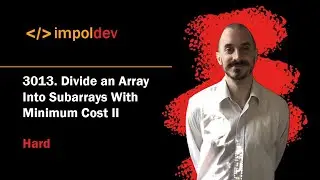 Divide an Array Into Subarrays With Minimum Cost II | LeetCode 3013 - Python