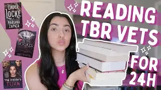 reading tbr veterans for 24h | AKA finally reading these books after 2 years...