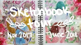 ﾐ☆ Sketchbook Tour | November 2017 - June 2018