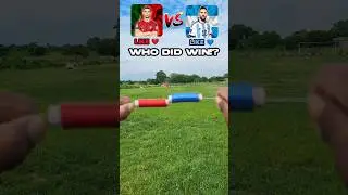 WHO DID WIN!? | Ronaldo vs Messi⚡SPEED CHALLENGE #shorts #trending #football #ronaldo #messi #yt #vs