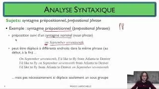 Traitement automatique des langues [6.2] Analyse syntaxique - constituant