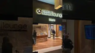 Food at the Turkish Airlines Lounge Miami