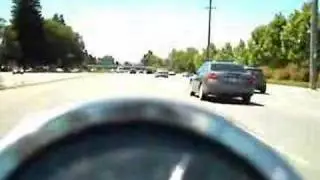 Riding GZ250 during lunch time