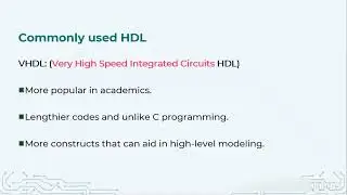 VLSI Design 105: Introduction to Verilog Programming