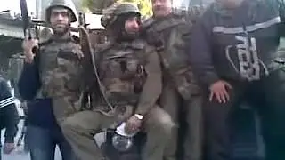 مسرب من جوال أحد شبيحة النظام على حاجز مسرابا مسبقا